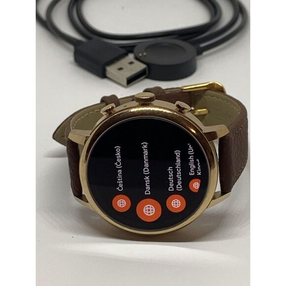 Fossil Gen 4 Authentic Digital Dial Smart Watch Custom Band FTW6031 QT312 - Picture 7 of 12